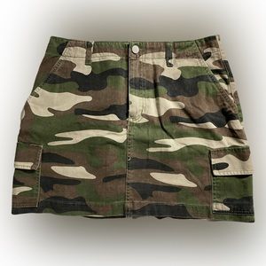Camo Mini Skirt